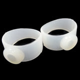 1 Pair Magnetic Silicone Foot Massage Toe Ring Fat Burning For Loss Weight Feet Care Slimming Weight Loss Circulation