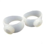 1 Pair Magnetic Silicone Foot Massage Toe Ring Fat Burning For Loss Weight Feet Care Slimming Weight Loss Circulation