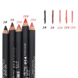 1 pcs Multicolor Party Queen Lip Liner Pencil Functional Eyebrow Eye Lip Makeup Waterproof Colorful Cosmetic Lipliner Pen