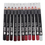 1 pcs Multicolor Party Queen Lip Liner Pencil Functional Eyebrow Eye Lip Makeup Waterproof Colorful Cosmetic Lipliner Pen