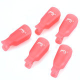 10Pcs/set new fashion Remover Gel Polish Nail Art Soakers UV Nail Degreaser Polish Wrap Tool Nails Remover Soak Off Cap Clip