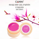 #50618  141 Color CANNI Professional Nail Art Design 5ml UV LED Soak Off Paint Gel Ink UV Gel For Nails