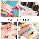 Azure Beauty 8ml Matt Matte Top Coat Nail Gel Polish Nail Art Top Coat Gel Lacquers Long Lasting UV Led Matt Nail Gel Glue