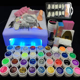 Burano 36W UV Lamp & 36 Colors UV Gel Nail polish Art Tools polish nail Set Kit building gel manicure set a seto of tools