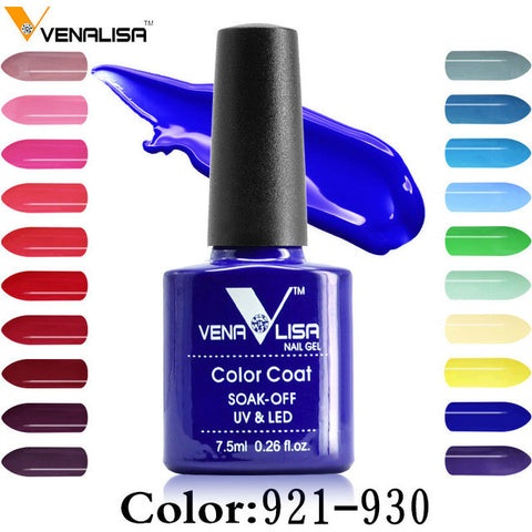 CANNI Factory Supply Venalisa 60 Colors Nail DIY Soak off Gel uv led 7.5ml nail art Enamel gel nails polish uv varnish lacquer