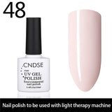 CNDSE 96 Solid Color Fashion Gel Nail LED UV Nail Gel Polish Soak Off Long Lasting LED Nail Polish Lacquer 10ML Gelpolish