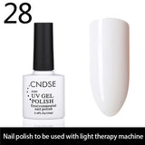 CNDSE 96 Solid Color Fashion Gel Nail LED UV Nail Gel Polish Soak Off Long Lasting LED Nail Polish Lacquer 10ML Gelpolish