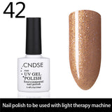 CNDSE 96 Solid Color Fashion Gel Nail LED UV Nail Gel Polish Soak Off Long Lasting LED Nail Polish Lacquer 10ML Gelpolish