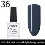 CNDSE 96 Solid Color Fashion Gel Nail LED UV Nail Gel Polish Soak Off Long Lasting LED Nail Polish Lacquer 10ML Gelpolish