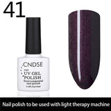 CNDSE 96 Solid Color Fashion Gel Nail LED UV Nail Gel Polish Soak Off Long Lasting LED Nail Polish Lacquer 10ML Gelpolish