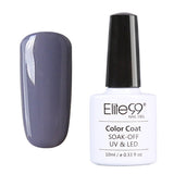 Elite99 New Style 1pcs Nail Gel Polish Soak Off Gel 10ml Long Lasting UV Gel Colorful Polishes Nair Art 12 Gray Colors Choose