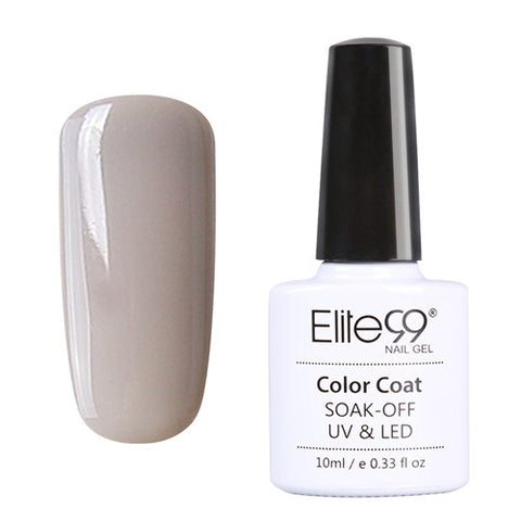 Elite99 New Style 1pcs Nail Gel Polish Soak Off Gel 10ml Long Lasting UV Gel Colorful Polishes Nair Art 12 Gray Colors Choose