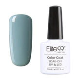 Elite99 New Style 1pcs Nail Gel Polish Soak Off Gel 10ml Long Lasting UV Gel Colorful Polishes Nair Art 12 Gray Colors Choose