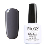 Elite99 New Style 1pcs Nail Gel Polish Soak Off Gel 10ml Long Lasting UV Gel Colorful Polishes Nair Art 12 Gray Colors Choose