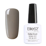 Elite99 New Style 1pcs Nail Gel Polish Soak Off Gel 10ml Long Lasting UV Gel Colorful Polishes Nair Art 12 Gray Colors Choose