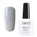 Elite99 New Style 1pcs Nail Gel Polish Soak Off Gel 10ml Long Lasting UV Gel Colorful Polishes Nair Art 12 Gray Colors Choose