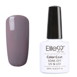 Elite99 New Style 1pcs Nail Gel Polish Soak Off Gel 10ml Long Lasting UV Gel Colorful Polishes Nair Art 12 Gray Colors Choose