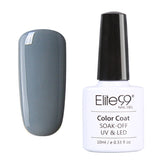 Elite99 New Style 1pcs Nail Gel Polish Soak Off Gel 10ml Long Lasting UV Gel Colorful Polishes Nair Art 12 Gray Colors Choose