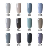 Elite99 New Style 1pcs Nail Gel Polish Soak Off Gel 10ml Long Lasting UV Gel Colorful Polishes Nair Art 12 Gray Colors Choose
