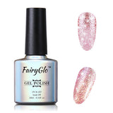 FairyGlo 10ml Neon Color Gel Nail Polish + 1 pcs Buffer Flie Soak off Gel Polish Set Bling Vernis Semi Permanent Gelpolish Kit