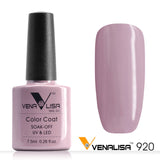 Free Shipping Nail Art Design Manicure Venalisa CANNI 60 Color 7.5Ml Soak Off Enamel Gel Polish LED UV Gel Nail Polishes Lacquer