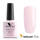 Free Shipping Nail Art Design Manicure Venalisa CANNI 60 Color 7.5Ml Soak Off Enamel Gel Polish LED UV Gel Nail Polishes Lacquer