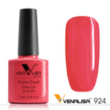Free Shipping Nail Art Design Manicure Venalisa CANNI 60 Color 7.5Ml Soak Off Enamel Gel Polish LED UV Gel Nail Polishes Lacquer