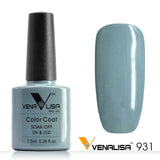 Free Shipping Nail Art Design Manicure Venalisa CANNI 60 Color 7.5Ml Soak Off Enamel Gel Polish LED UV Gel Nail Polishes Lacquer