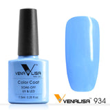 Free Shipping Nail Art Design Manicure Venalisa CANNI 60 Color 7.5Ml Soak Off Enamel Gel Polish LED UV Gel Nail Polishes Lacquer