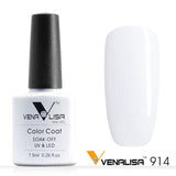 Free Shipping Nail Art Design Manicure Venalisa CANNI 60 Color 7.5Ml Soak Off Enamel Gel Polish LED UV Gel Nail Polishes Lacquer
