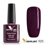 Free Shipping Nail Art Design Manicure Venalisa CANNI 60 Color 7.5Ml Soak Off Enamel Gel Polish LED UV Gel Nail Polishes Lacquer