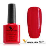 Free Shipping Nail Art Design Manicure Venalisa CANNI 60 Color 7.5Ml Soak Off Enamel Gel Polish LED UV Gel Nail Polishes Lacquer