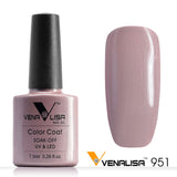 Free Shipping Nail Art Design Manicure Venalisa CANNI 60 Color 7.5Ml Soak Off Enamel Gel Polish LED UV Gel Nail Polishes Lacquer