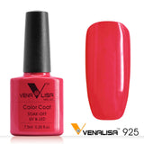 Free Shipping Nail Art Design Manicure Venalisa CANNI 60 Color 7.5Ml Soak Off Enamel Gel Polish LED UV Gel Nail Polishes Lacquer