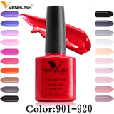 Free Shipping Nail Art Design Manicure Venalisa CANNI 60 Color 7.5Ml Soak Off Enamel Gel Polish LED UV Gel Nail Polishes Lacquer