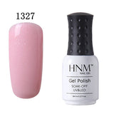 HNM 8ml Soak Off UV Gel Nail Polish Pure Colors Nail Gel Polish Gel Lak Vernis Semi Permanent Lacquer Gel Varnishes Gelpolish