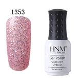 HNM 8ml Soak Off UV Gel Nail Polish Pure Colors Nail Gel Polish Gel Lak Vernis Semi Permanent Lacquer Gel Varnishes Gelpolish