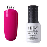 HNM 8ml UV Gel Nail Polish Color Nail Gel Polish Vernis Semi Permanent Nail Primer Gel Varnishes Gel Lak Lacquer Gelpolish