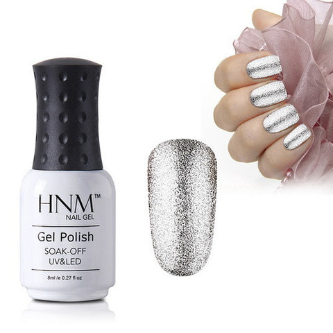 HNM Super Bling 8ML UV Gel Nail Polish Long Last Nail Gel Polish Platinum Gel Varnish Gel Lacquer Lak Vernis Semi Permanent