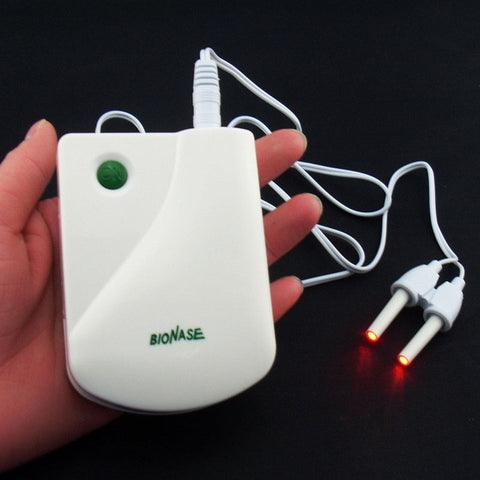Health Care BioNase Rhinitis Sinusitis Nose Therapy Massage Device Cure Hay Fever Low Frequency Pulse Laser Therapentic Masseur