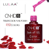 NEW LULAA  1PC Nail Gel Polish UV&LED Shining Colorful 132 Colors10ML Long lasting soak off Varnish cheap Manicure