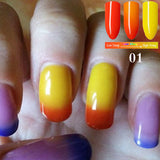 New Product Gel Nail Polish Temperature Change Nail Color UV Gel Polish 7.5ml/pcs Nail Gel for Nail soak off gel polish