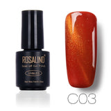 ROSALIND 3D Cat Eyes LED UV Soak-off Gel Lacquer Varnish UV Nail Gel Polish 7ML UV GEL For Nail Art
