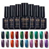 ROSALIND 3D Cat Eyes LED UV Soak-off Gel Lacquer Varnish UV Nail Gel Polish 7ML UV GEL For Nail Art