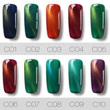 ROSALIND 3D Cat Eyes LED UV Soak-off Gel Lacquer Varnish UV Nail Gel Polish 7ML UV GEL For Nail Art