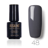 ROSALIND Black Bottle 7ML Pure Color 58 Colors 31-58  UV Gel Nail Polish Nail Gel  Long-lasting Macaron Gel Polish