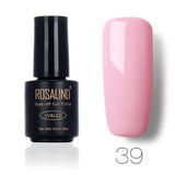 ROSALIND Black Bottle 7ML Pure Color 58 Colors 31-58  UV Gel Nail Polish Nail Gel  Long-lasting Macaron Gel Polish