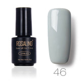 ROSALIND Black Bottle 7ML Pure Color 58 Colors 31-58  UV Gel Nail Polish Nail Gel  Long-lasting Macaron Gel Polish