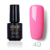 ROSALIND Black Bottle 7ML Pure Color 58 Colors 31-58  UV Gel Nail Polish Nail Gel  Long-lasting Macaron Gel Polish