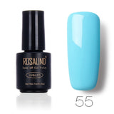 ROSALIND Black Bottle 7ML Pure Color 58 Colors 31-58  UV Gel Nail Polish Nail Gel  Long-lasting Macaron Gel Polish